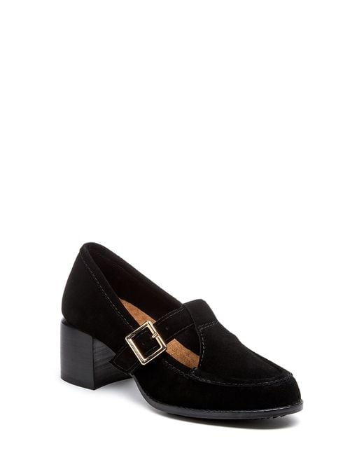 Kelsi Dagger Brooklyn Black Caleb T-Strap Pump