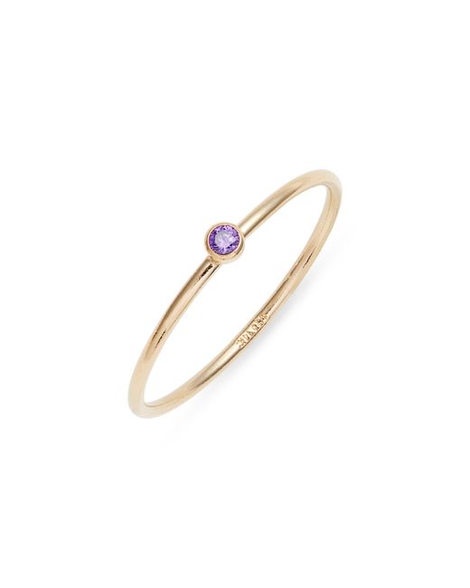 Nashelle White Birthstone Ring