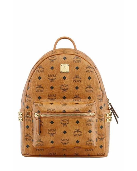 MCM Natural Stark Side Studs Backpack for men