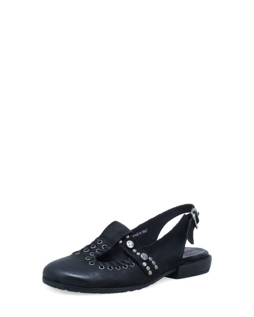 A.s.98 Blue Zepplin Slingback Flat