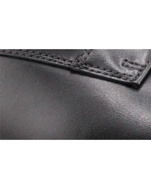 Gordon Rush Black Brody Plain Toe Derby for men