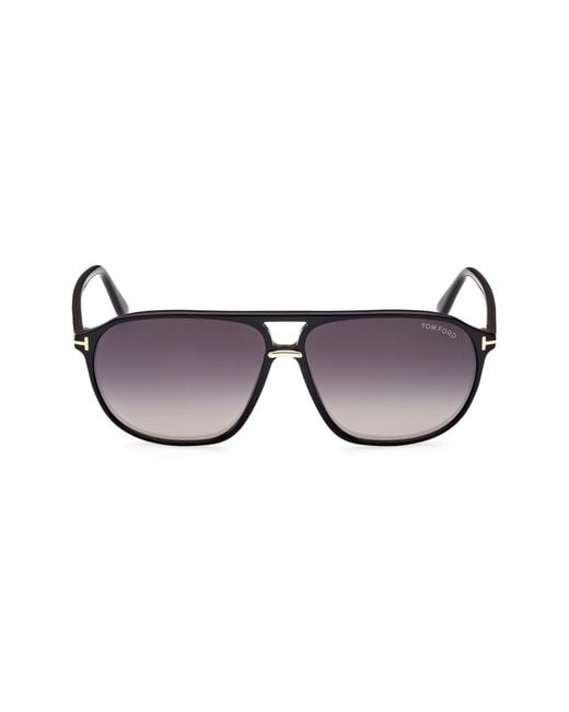 Tom Ford Bruce 61mm Polarized Navigator Sunglasses for Men Lyst