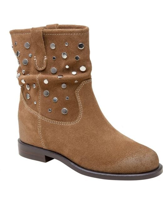 Linea Paolo Brown Terry Studded Slouchy Bootie