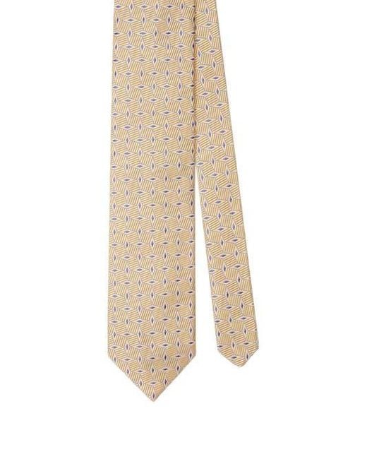 Robert Talbott Natural Robert Diamond Cube Necktie for men