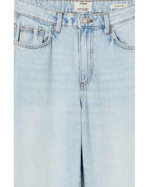 Cotton On Blue Relaxed Wide Jean