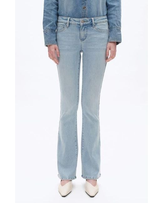Bayeas Blue Low Rise Bootcut Jeans