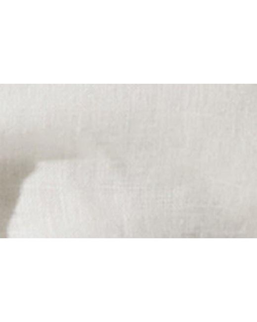 Astr White Kiya Eyelet Hem Linen Camisole
