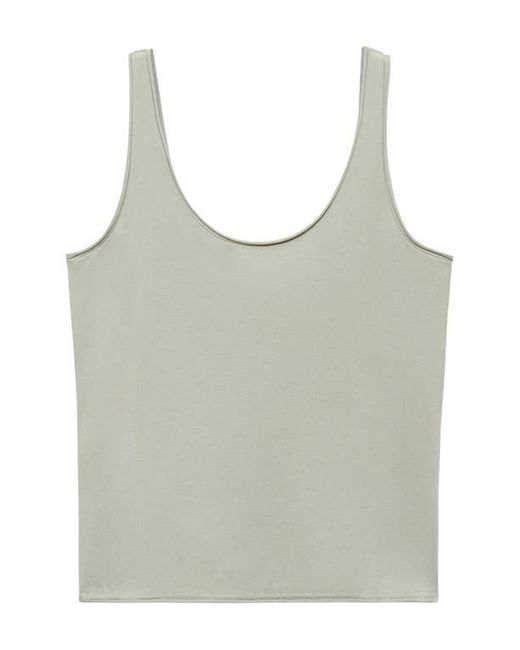 Mango Gray Stretch Cotton Tank