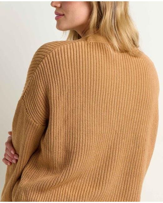 Toad & Co. Natural Bianca Shaker Cardigan