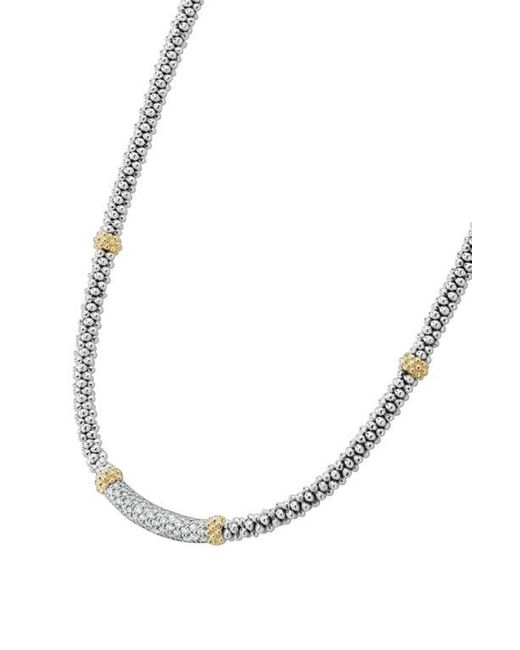 Lagos Brown Lux Rope Necklace