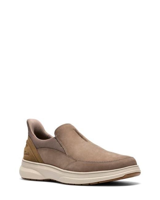 Clarks Brown Mullan Step Sneaker for men