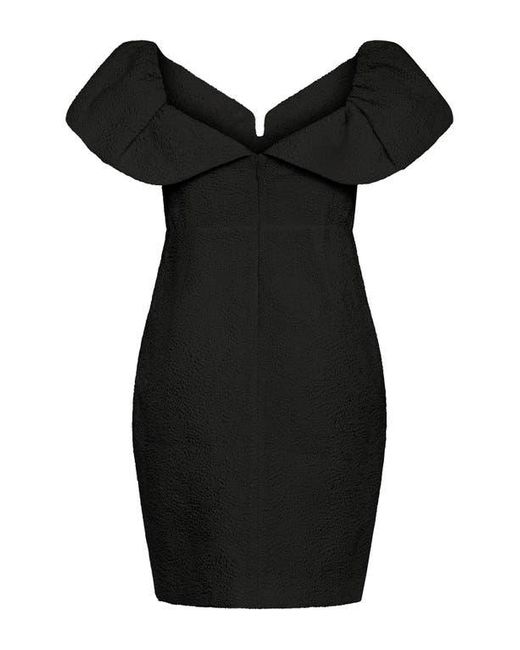 City Chic Black Jez Off The Shoulder Minidress