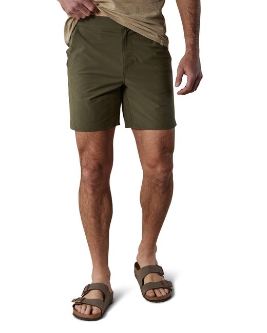 The Normal Brand Green Dockside Shorts for men