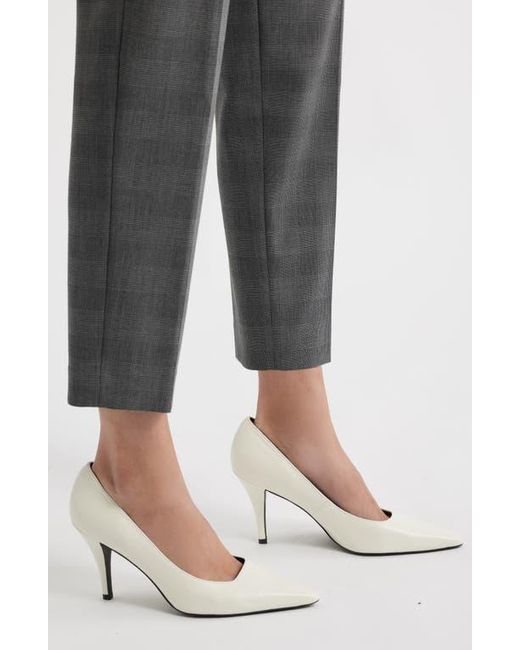 Nordstrom White Lexxy Pointed Toe Pump