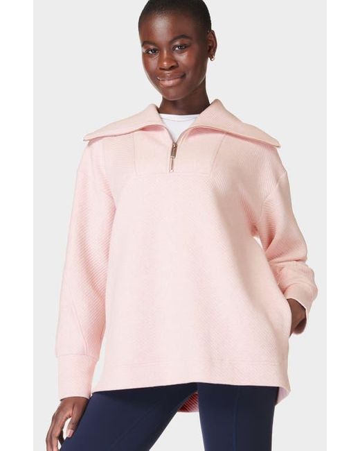 Oversize half zip sweatshirt best sale