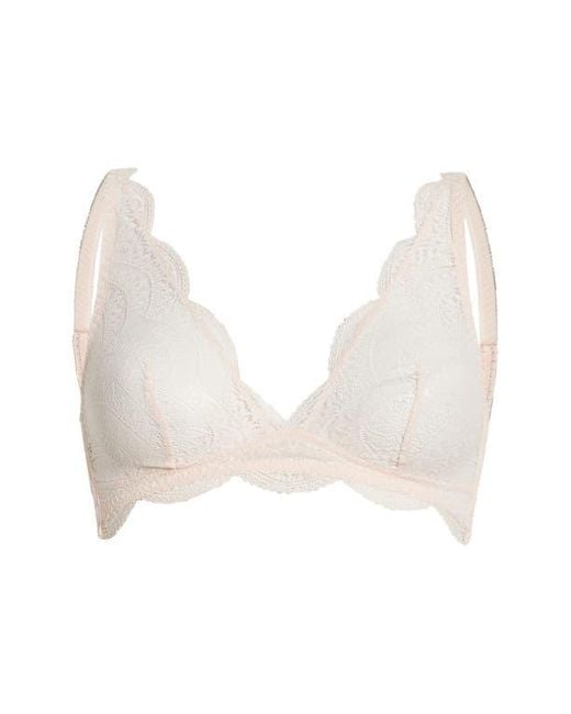 Simone Perele White Karma Triangle Bralette