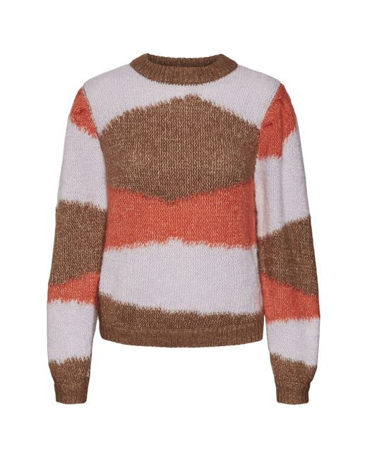 Vero Moda Multicolor Marianne Colorblock Crewneck Sweater