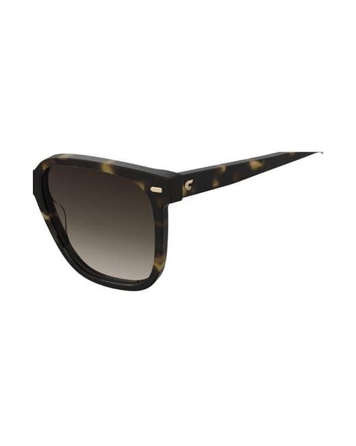 Carrera Black 55Mm Rectangular Sunglasses