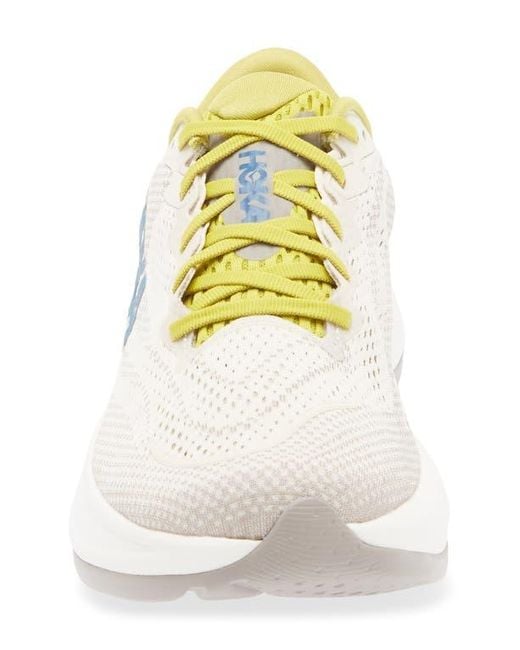 Hoka One One White Rincon 4 Running Shoe for men
