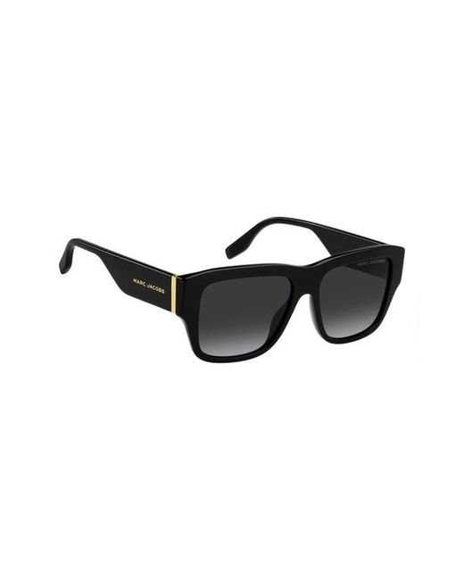 Marc Jacobs Black 55Mm Gradient Square Sunglasses for men