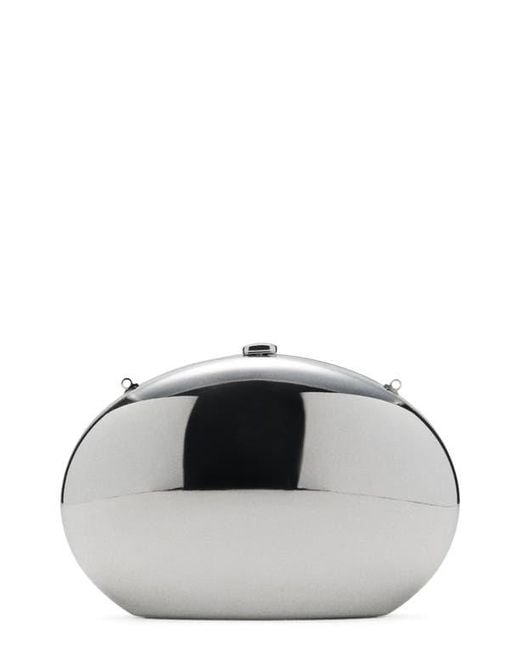 Mango Black Oval Frame Clutch