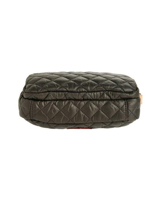 MZ Wallace Green Small Metro Quilted Nylon Camera Bag