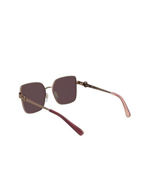 Longchamp Medallion 56Mm Butterfly Sunglasses in Brown | Lyst display picture 2