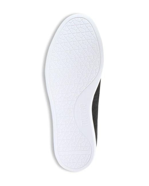Munro Black Lennox Slip-On Sneaker