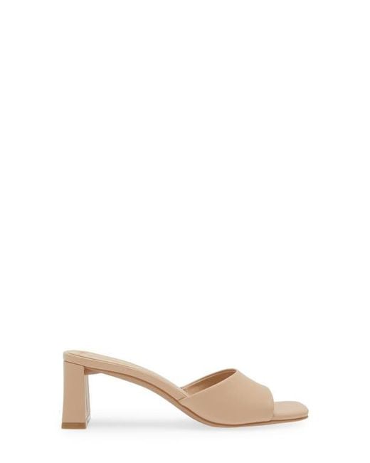 Open Edit White Jaydin Slide Sandal