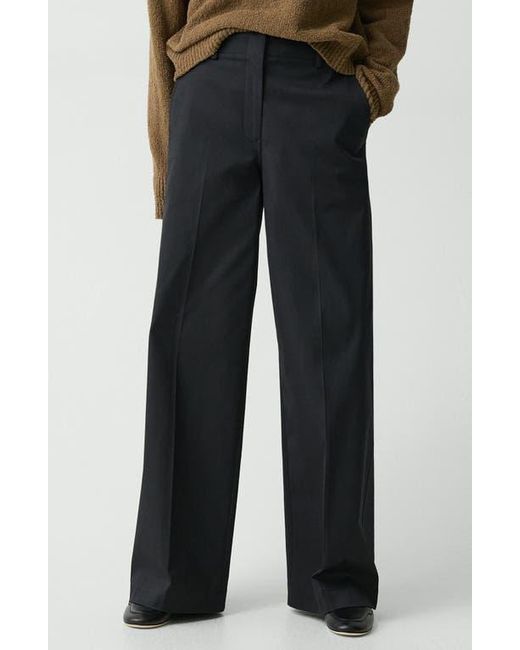 Theory Blue Classic Stretch Cotton Pants