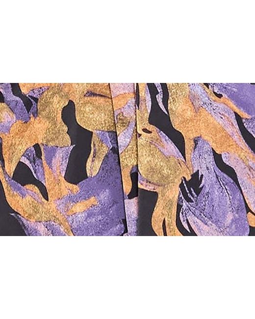 MELLODAY Red Wide Neck Long Sleeve Midi Dress