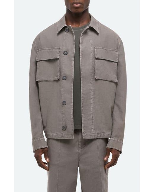 Helmut Lang Gray Denim Utility Jacket for men