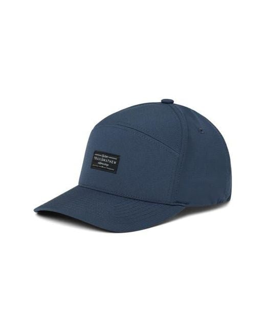Travis Mathew Blue Wanderlust Snapback Baseball Cap for men