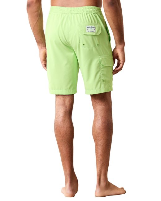 Tommy Bahama Green Baja Harbor Board Shorts for men