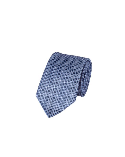 Charles Tyrwhitt Blue Semi Plain Silk Stain Resistant Pattern Tie for men