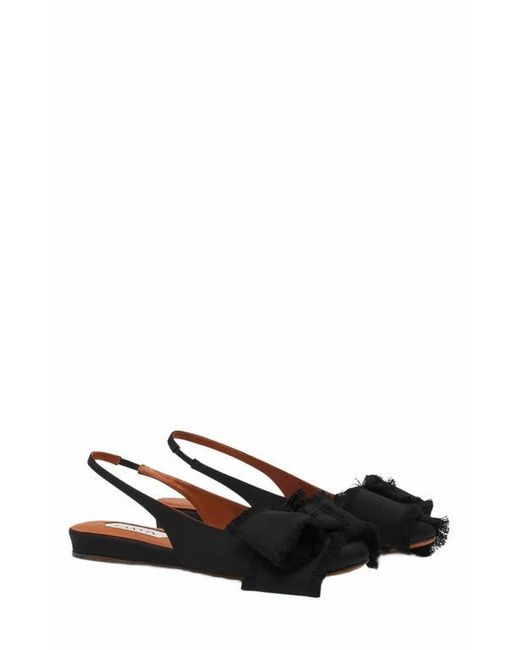 Lanvin White Slingback Ballerina Flat
