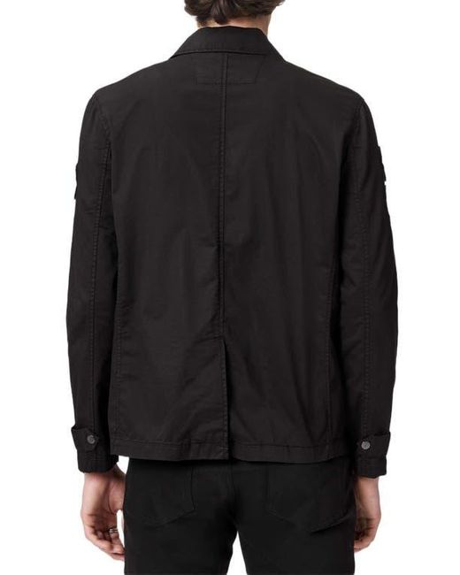 John Varvatos Black Kade Patch Field Jacket for men