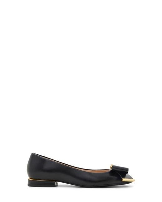 Ted Baker Black Daria Bow Flat