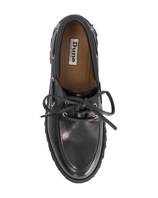 Dune Black Griffyn Platform Loafer