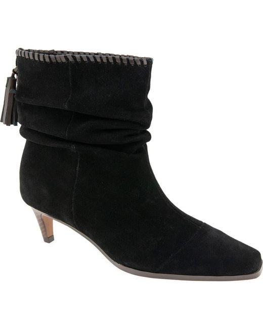 Splendid Black Jose Cap Toe Slouch Bootie