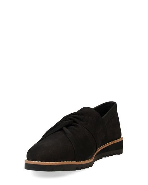 Eileen Fisher Black Enna Twisted Loafer