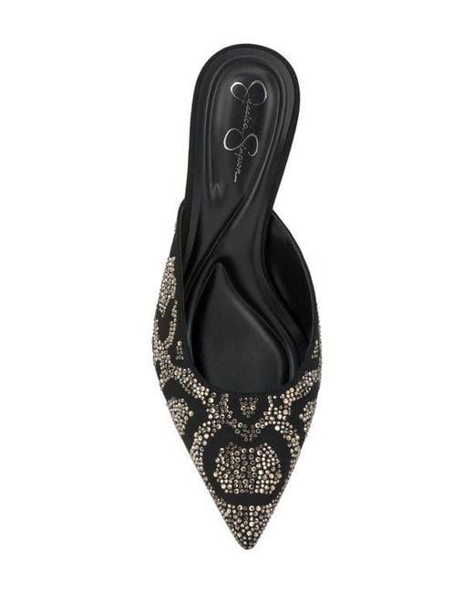 Jessica Simpson Black Xia Mule