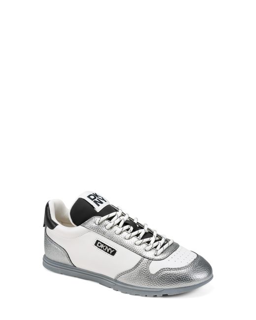 DKNY White Amanda Sneaker