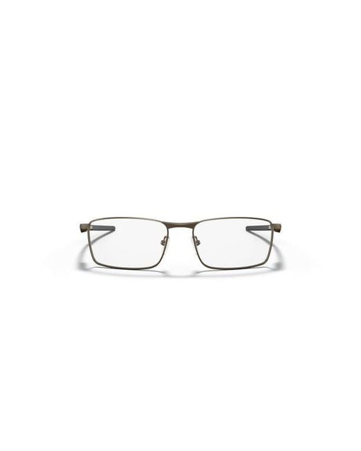 Oakley Metallic 57Mm Rectangle Optical Glasses for men