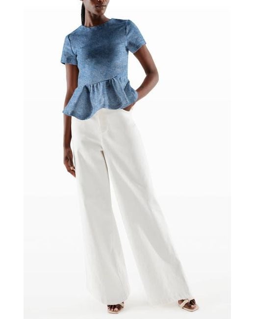 AS by DF Blue Dominga Top