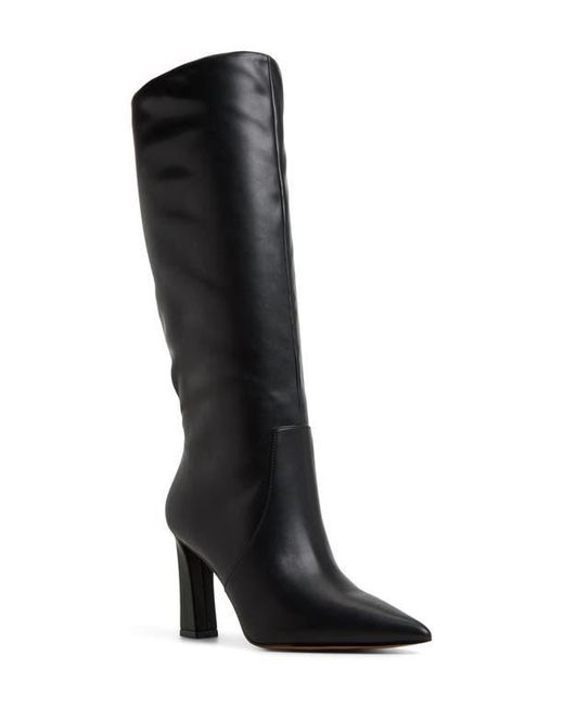 ALDO Black Nathalee Pointed Toe Knee High Boot