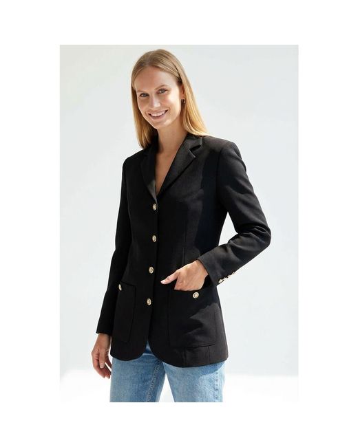 Exquise Black Jaime Blazer Jacket