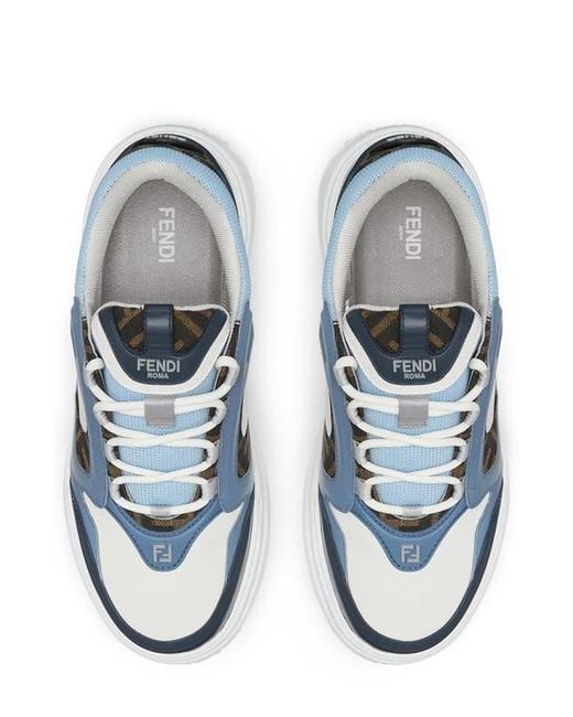 Fendi Blue Sneakers for men