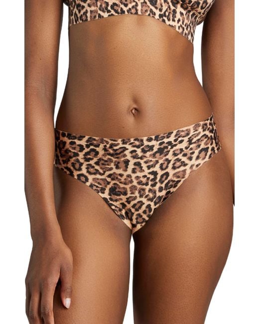 Siella Brown No-Show Bikini