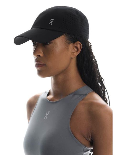 On Shoes Black Lightweight Baseball Cap